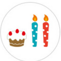 Tiny Birthday Stickers