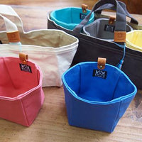 Waxed Canvas Work Bag, Blue Tassel