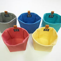 Canvas Bin, Gray