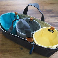 Canvas Bin, Gray