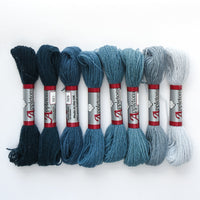 Appletons Darning Wool Gradient, Marine Blue