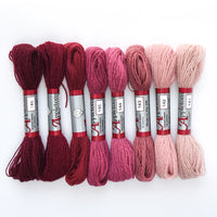 Appletons Darning Wool Gradient, Dusty Rose