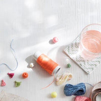 Sashiko Coaster Set - Intermediate White