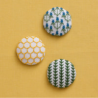 Buttons Ji-sashi Embroidery Kit, Natural