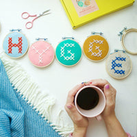 Alphabet Hoops Cross Stitch Kit