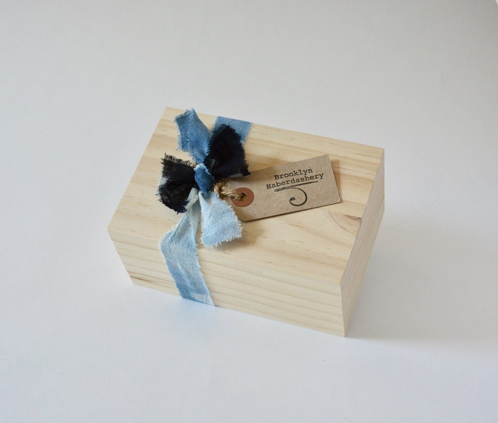 Sewing Kit in Wooden Box