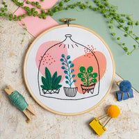 Glass Garden Embroidery Kit