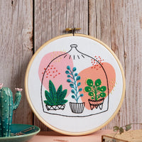 Glass Garden Embroidery Kit