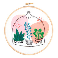 Glass Garden Embroidery Kit