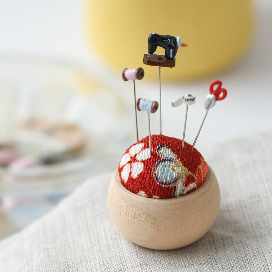 Sewing Needle Pin Cushion Holder Orange Pin Holder Sewing Needle Holder Pin  Holder Sewing Gift Gift for Mom Gift for Her 