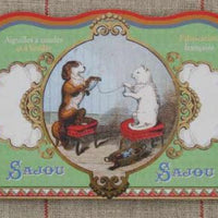 Needle Book from Sajou - Cat & Dog