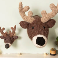 Mini Deer Head Knitting Kit | Brooklyn Haberdashery