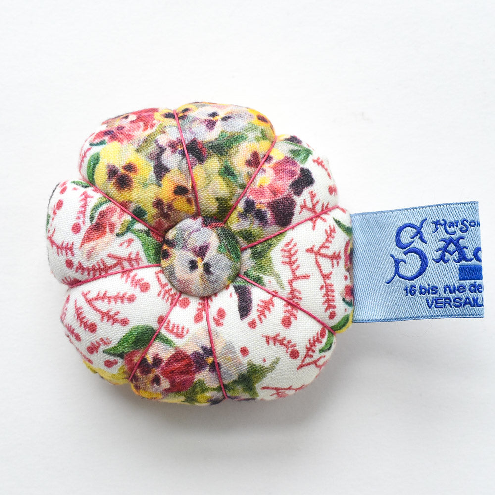 Pin Cushion, Pansies