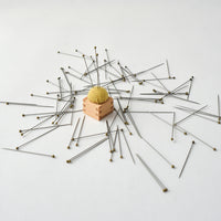 Stainless steel dressmaking pins