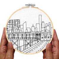 NYC Subway Embroidery Kit