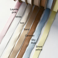 Twill Tape Ribbon, Sand