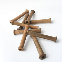 Rustic Wooden Spool from Silk Mill, 5"