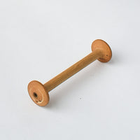 Antique Art Deco Wooden Spool, 4"