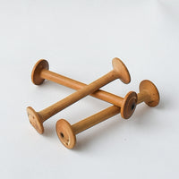 Antique Art Deco Wooden Spool, 4"