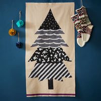 Christmas Tree Tapestry by Echino, Black