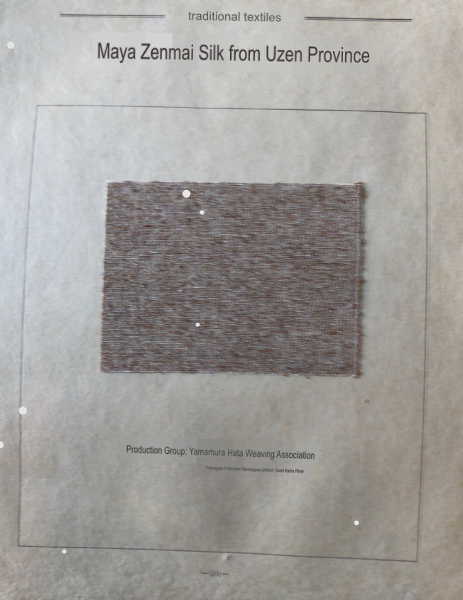 Traditional Japanese Textile Plate No. 101
