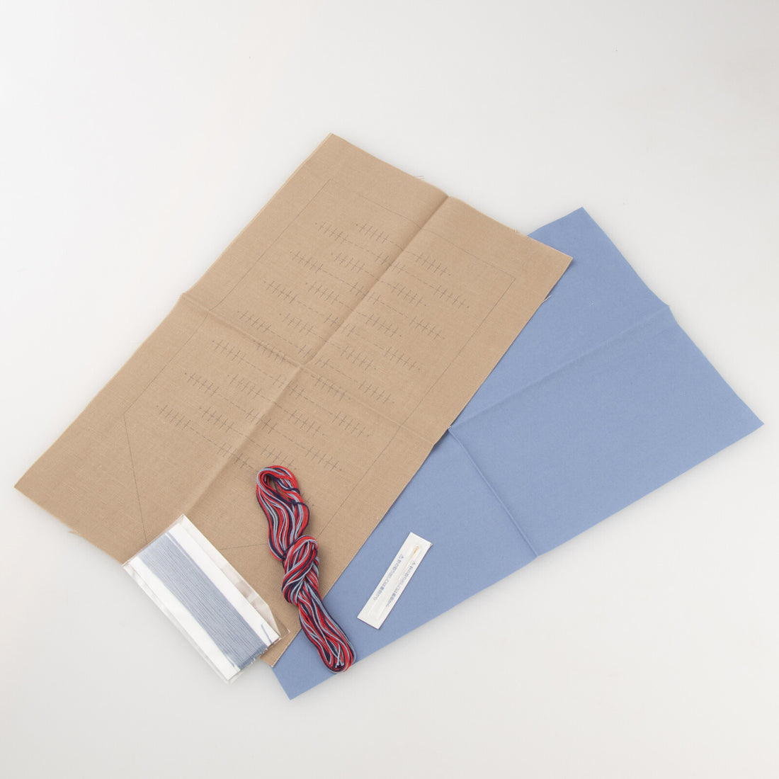 Envelope Pouch Sashiko Kit, Tweed