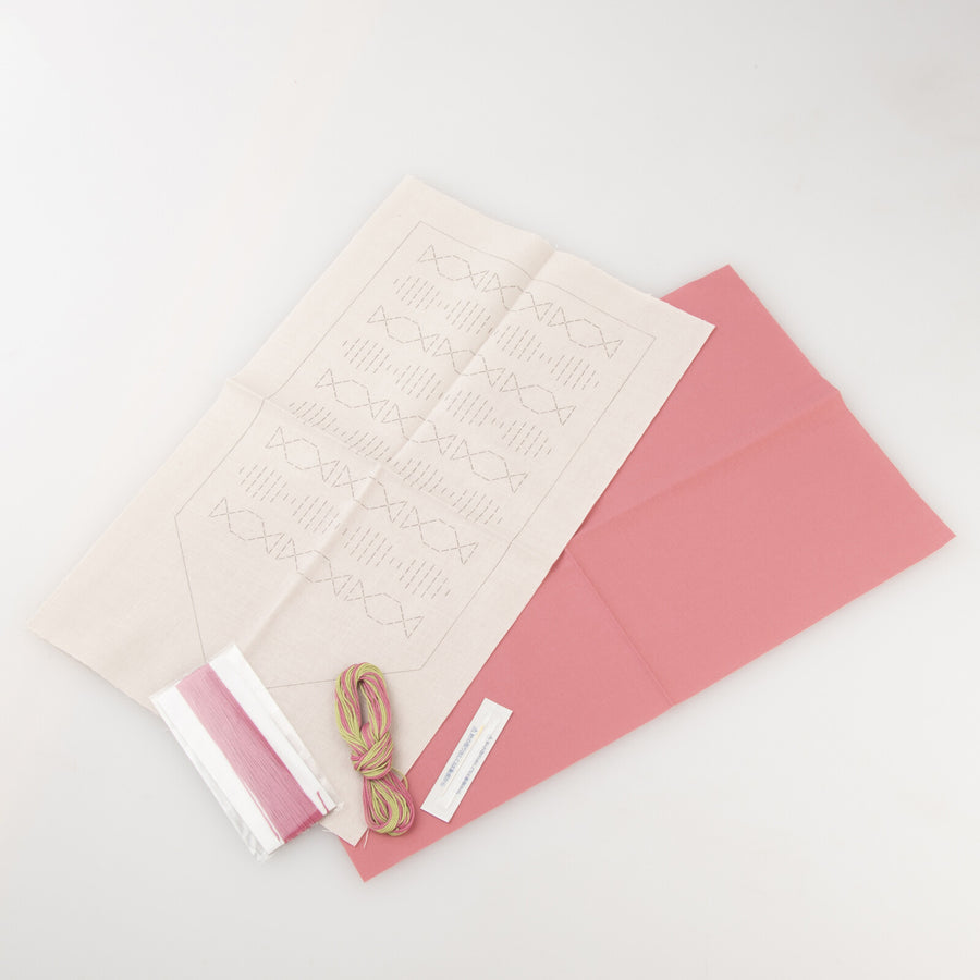 Envelope Pouch Sashiko Kit, Candy