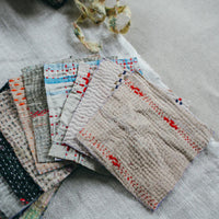 Kantha Tiny Stitch Charm Pack - 5" squares