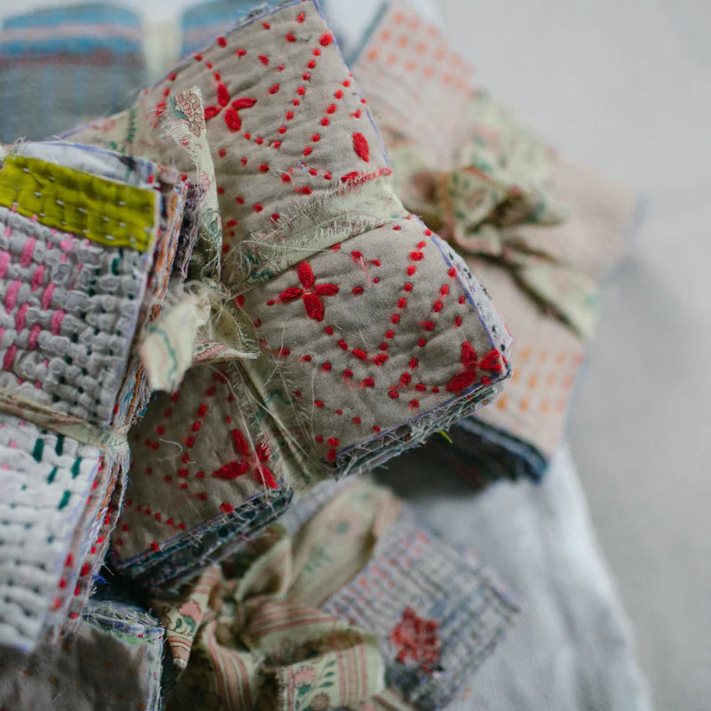 Kantha Tiny Stitch Charm Pack - 5" squares