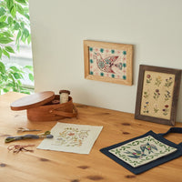 Swallows Green Embroidery Kit by Alice Makabe