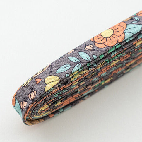 Double Fold Bias Tape 1/2" - Marigold Gray