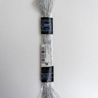 Cosmo Silk Lamé Thread - 7512-1 Silver