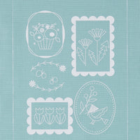 Framed Flowers Wall Hanging Embroidery Kit by FABBRICA