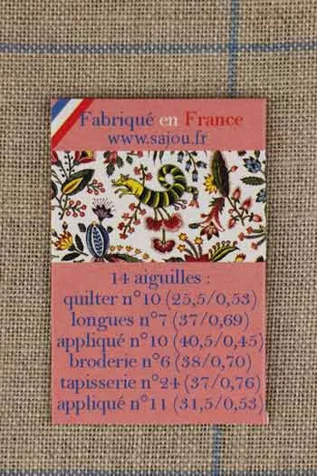 Textile Needle Assortment - Coquecigrues