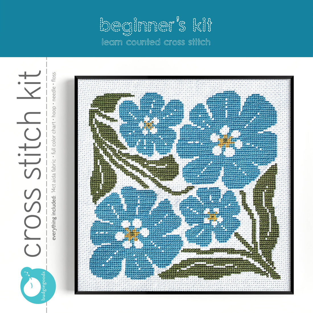 Forget Me Not Cross Stitch Kit