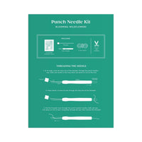 Blooming Wildflowers Punch Needle Kit