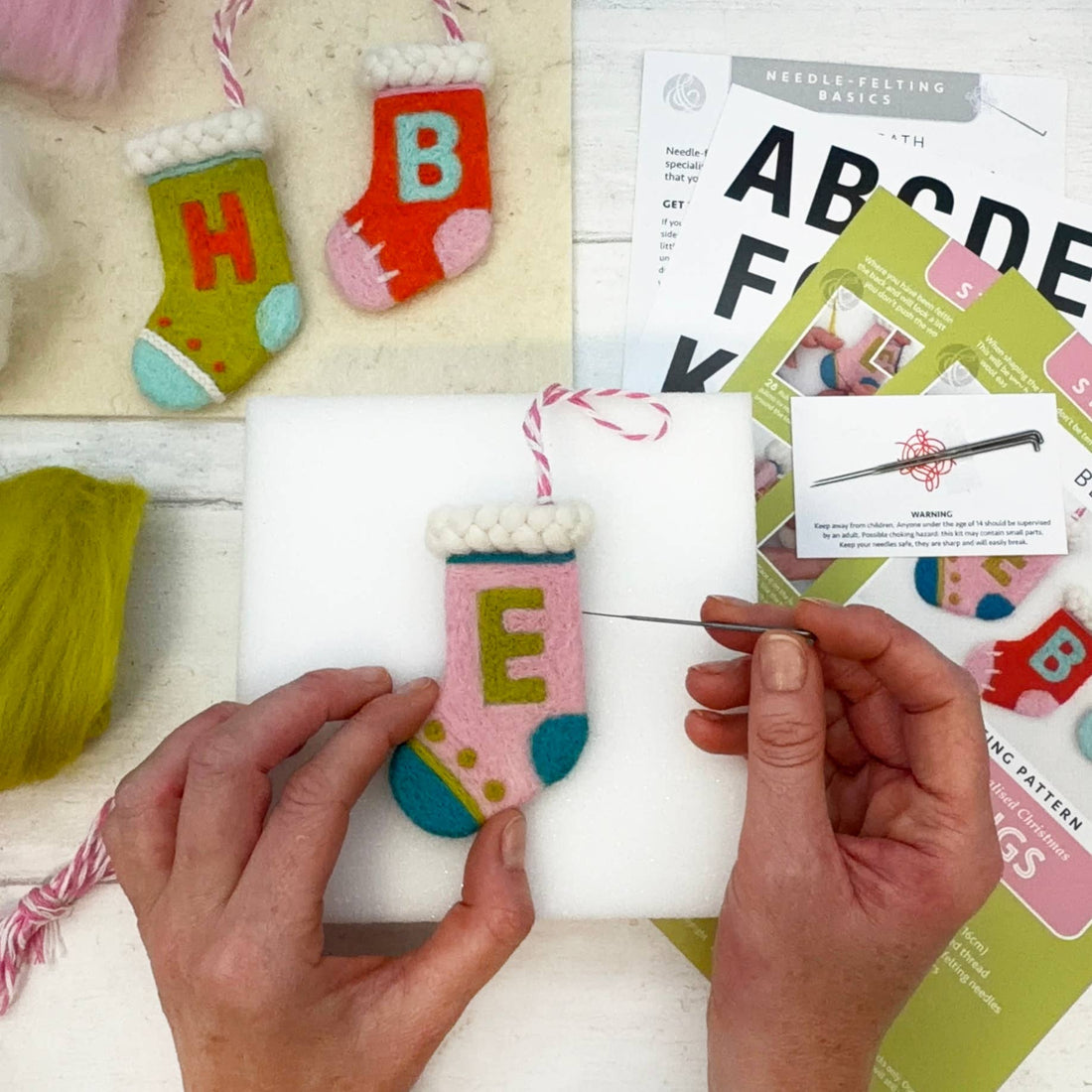 Stockings Needle Felting Kit