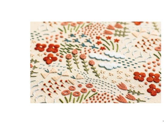 Seamless Embroidery by Yumiko Higuchi