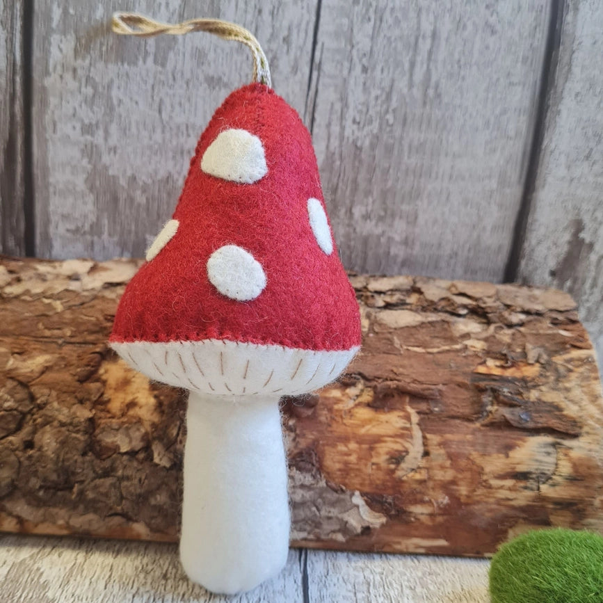 Toadstool Felt Mini Craft Kit Brooklyn Haberdashery