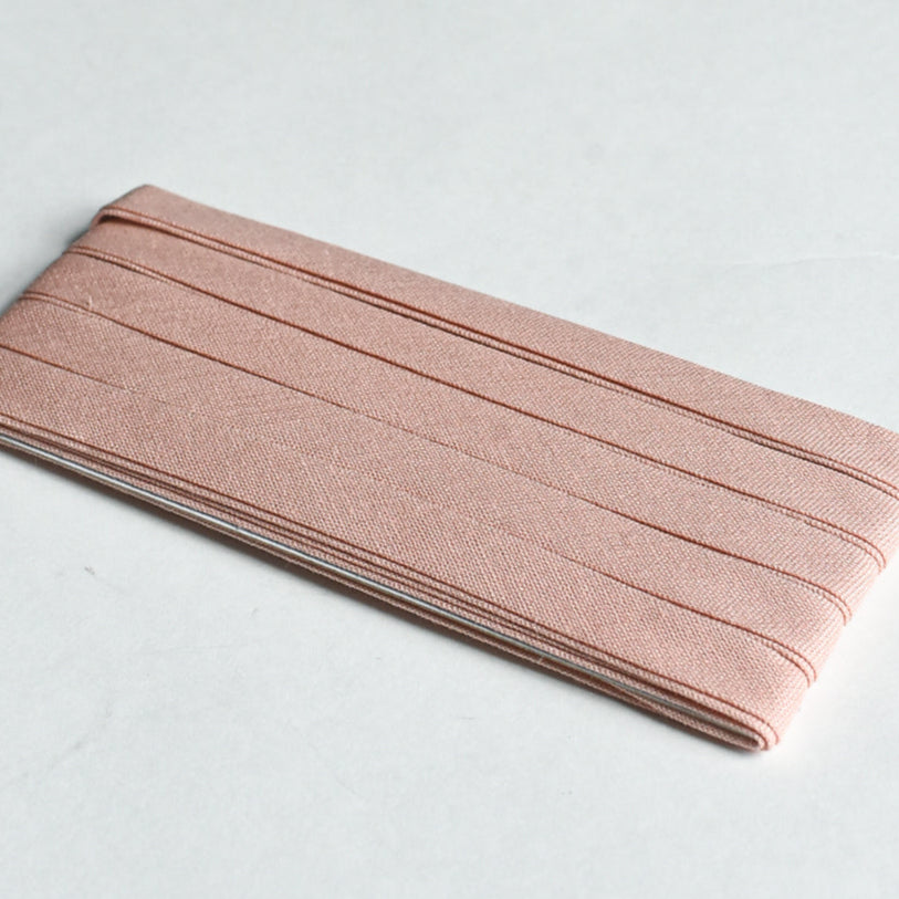 Linen Bias Tape - Tea Rose 7/16"