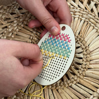 Stitched Egg Ornament Kit