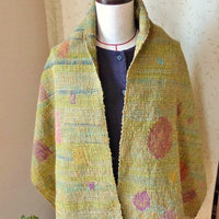 Handwoven Sakiori - Meadow After the Rain