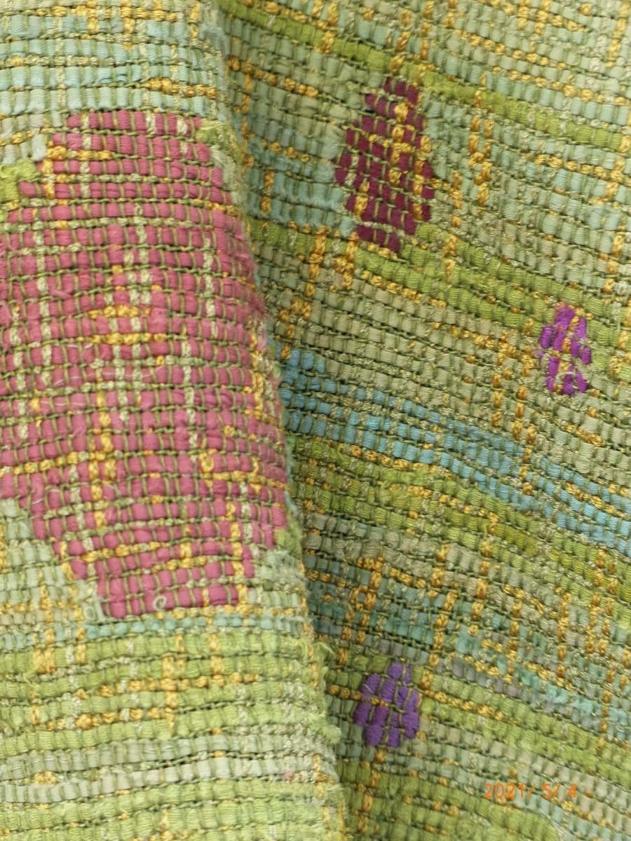 Handwoven Sakiori - Meadow After the Rain