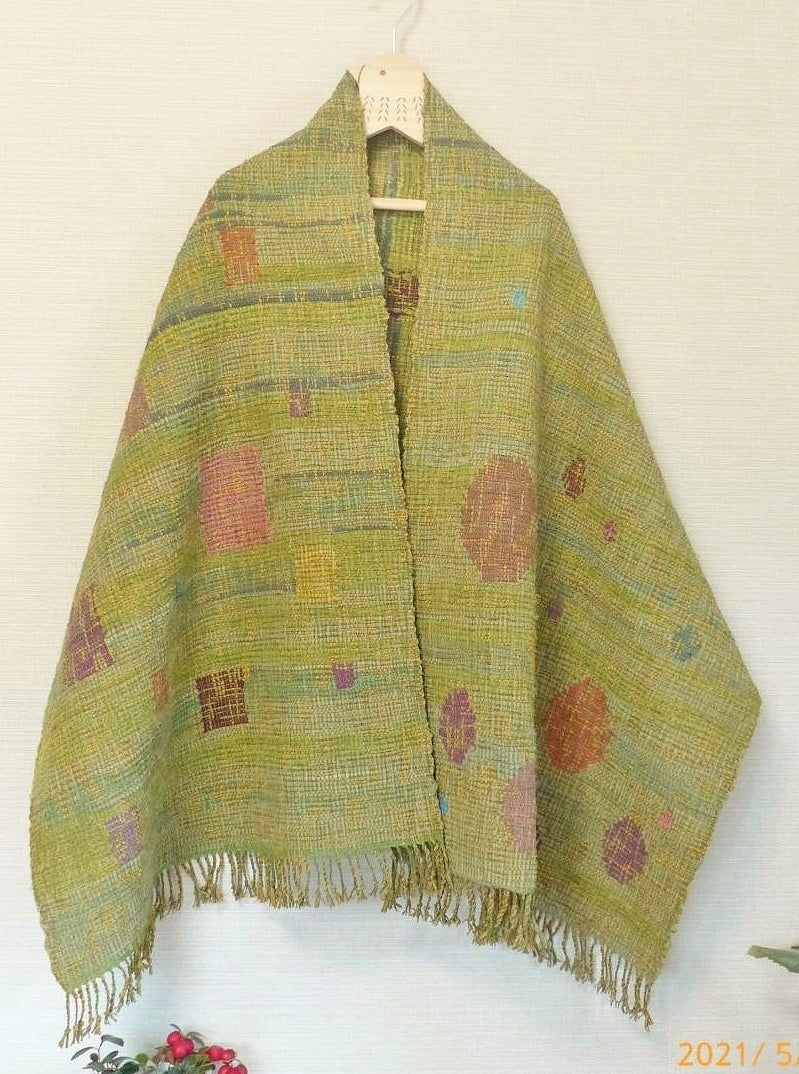Handwoven Sakiori - Meadow After the Rain