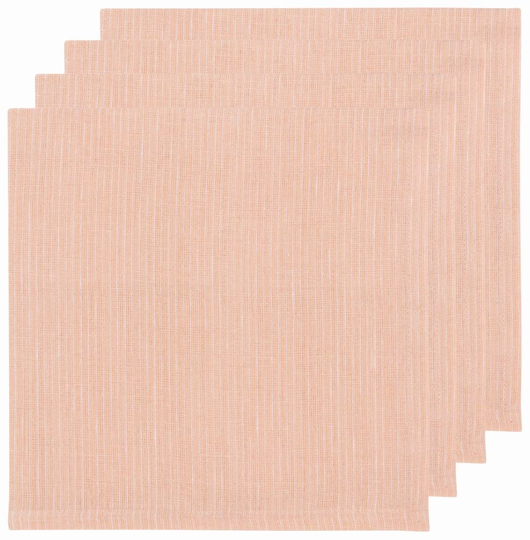 Nectar Pinstripe Linen Napkins Embroidery Blank