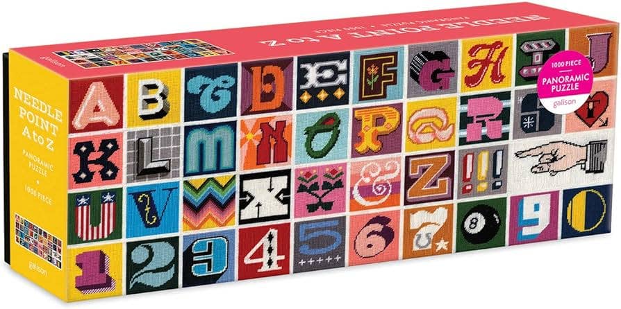 Needlepoint A-Z - 1,000 Piece Puzzle