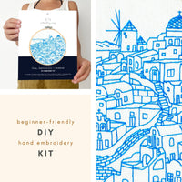 Oia, Santorini | Greece Embroidery Kit