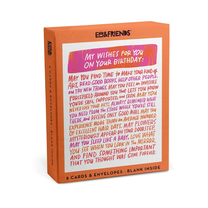 Wishes for Your Birthday Card, Box Set