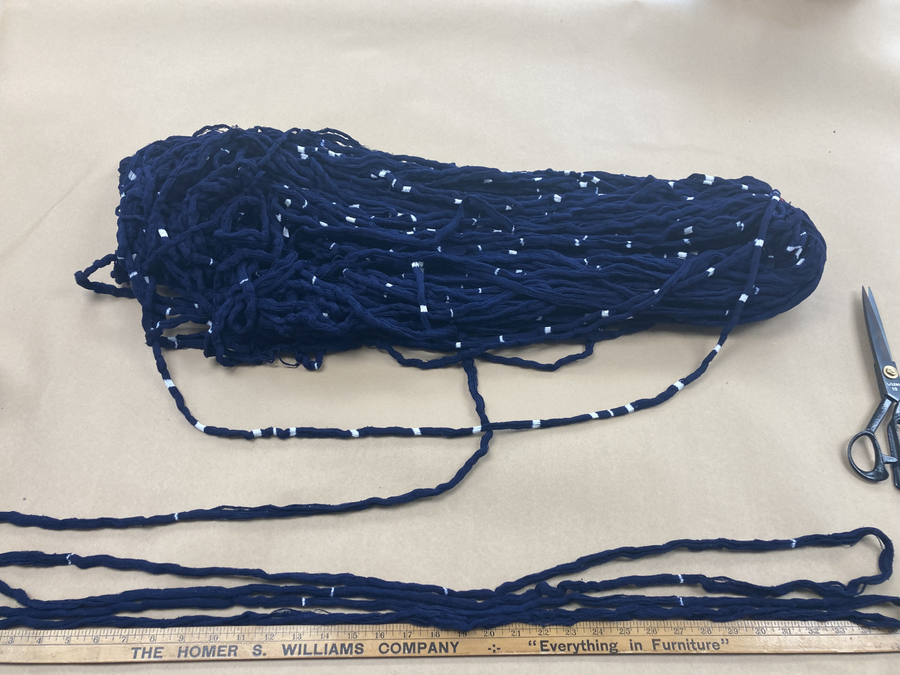 Vintage Thread Dyed for Kasuri - Variegated Dark Indigo