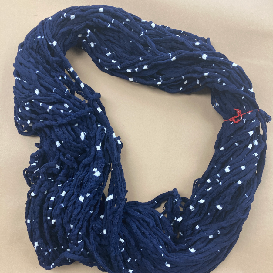 Vintage Thread Dyed for Kasuri - Variegated Dark Indigo